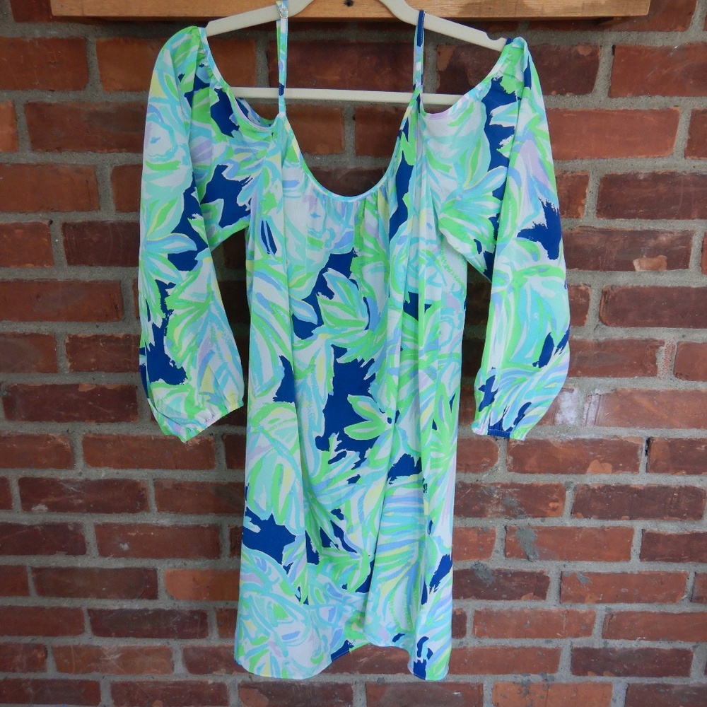 Lilly Pulitzer Candace Open Shoulder Dress